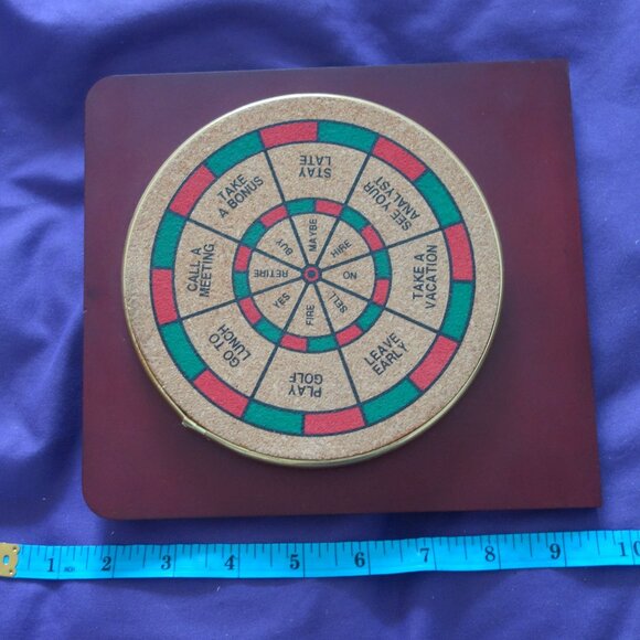 Desktop Mini Two Sided Dart Board includes Standard Dart Board  & Boss Board - Picture 9 of 16